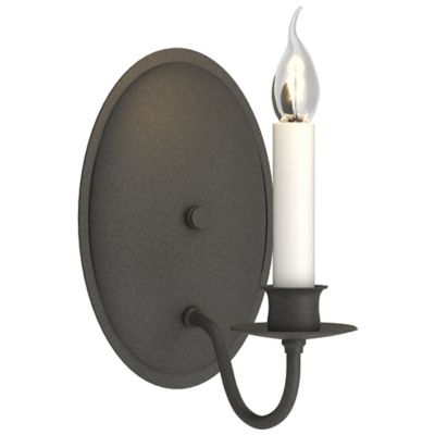 Single Light On Oval Back Wall Sconce by Hubbardton Forge - Starlight Lighting USA and Canada
